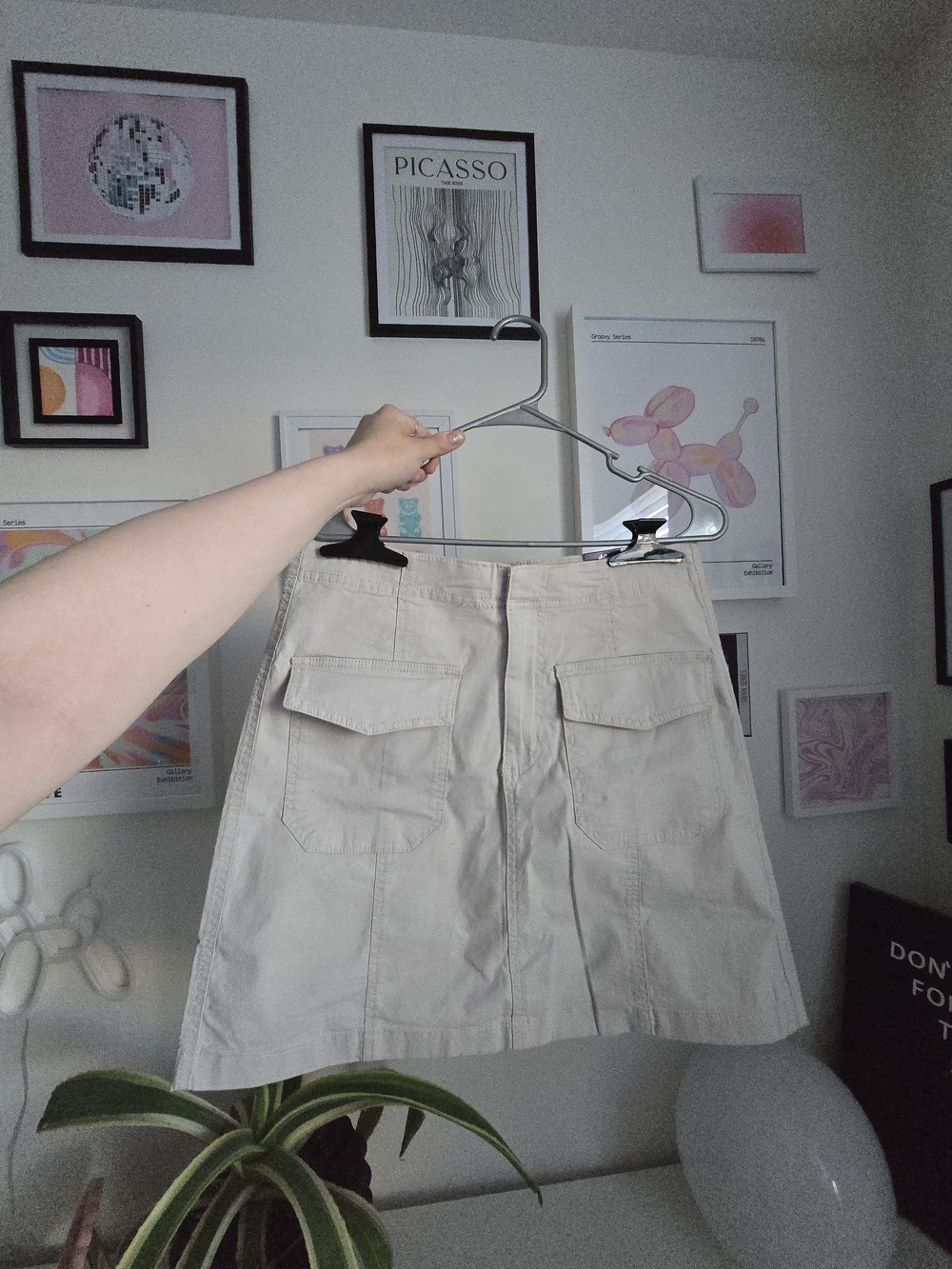 Gloria Vanderbilt Women's Cargo Skort - Beige Brand New - Picture 10 of 11